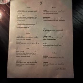 Angel's Share - Menu (1/2) - Speakeasies Near Me - New York, New York Angel's Share - Menu (1/2) - Speakeasies Near Me - New York, New York