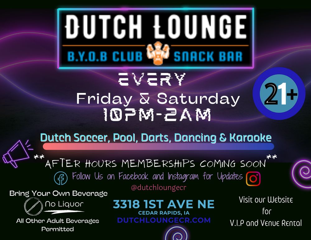 Dutch Lounge - wedding in Cedar Rapids, IA