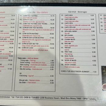 Pho 79 - Menu - Vietnamese Near Me - Westminster, California Pho 79 - Menu - Vietnamese Near Me - Westminster, California