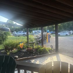 Adventure Bound - The entrance to the camp store