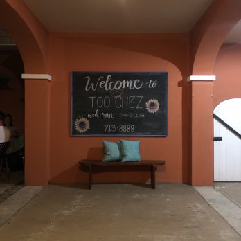 Too Chez - Wednesday through Sunday 5-9 713-8888 - American Near Me - Christiansted, Virgin Islands Too Chez - Wednesday through Sunday 5-9 713-8888 - American Near Me - Christiansted, Virgin Islands