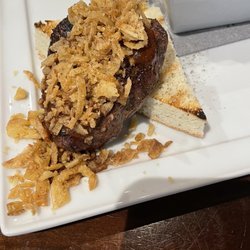 LUX Steakhouse and Bar - Steak Sandwich and Side salad