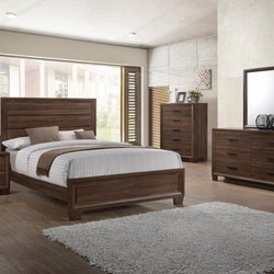 Northwest Furniture - Brandon Panel Bedroom Set $299 Queen Bed - Avail in KING $419