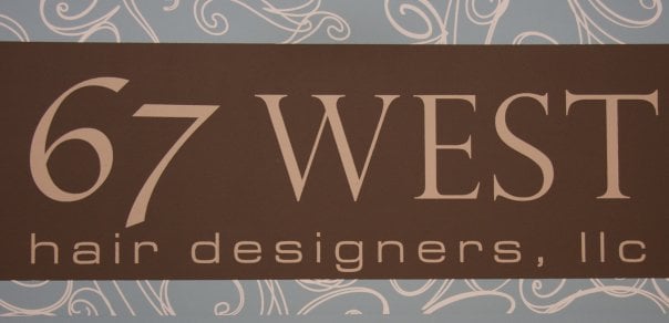 67 West Hair Designers Logo