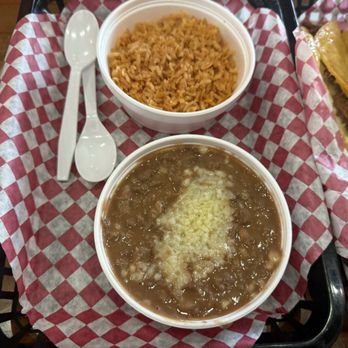 Red Tacos - Rice and beans - Tacos Near Me - Orem, Utah