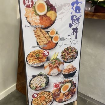 Ocean Taste - Picture menu in the shop in case you need visuals - Poke Near Me - Honolulu, Hawaii