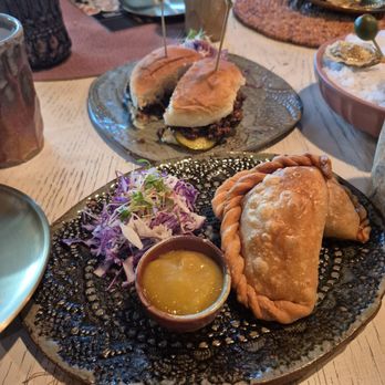 The Neon Sun - Sloppy Joe & Picadillo empanadas - Seafood Near Me - Los Angeles, California The Neon Sun - Sloppy Joe & Picadillo empanadas - Seafood Near Me - Los Angeles, California