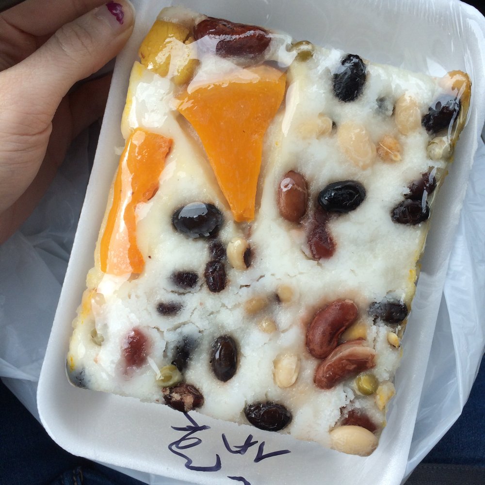 LOVE their rice cakes! Huge variety- this is my favorite. $5 LOVE their rice cakes! Huge variety- this is my favorite. $5
