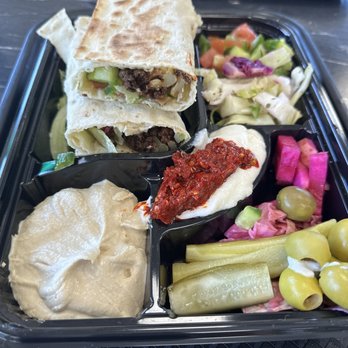 Caffé Noor - Veggie Wrap Plate - Mediterranean Near Me - Simi Valley, California Caffé Noor - Veggie Wrap Plate - Mediterranean Near Me - Simi Valley, California