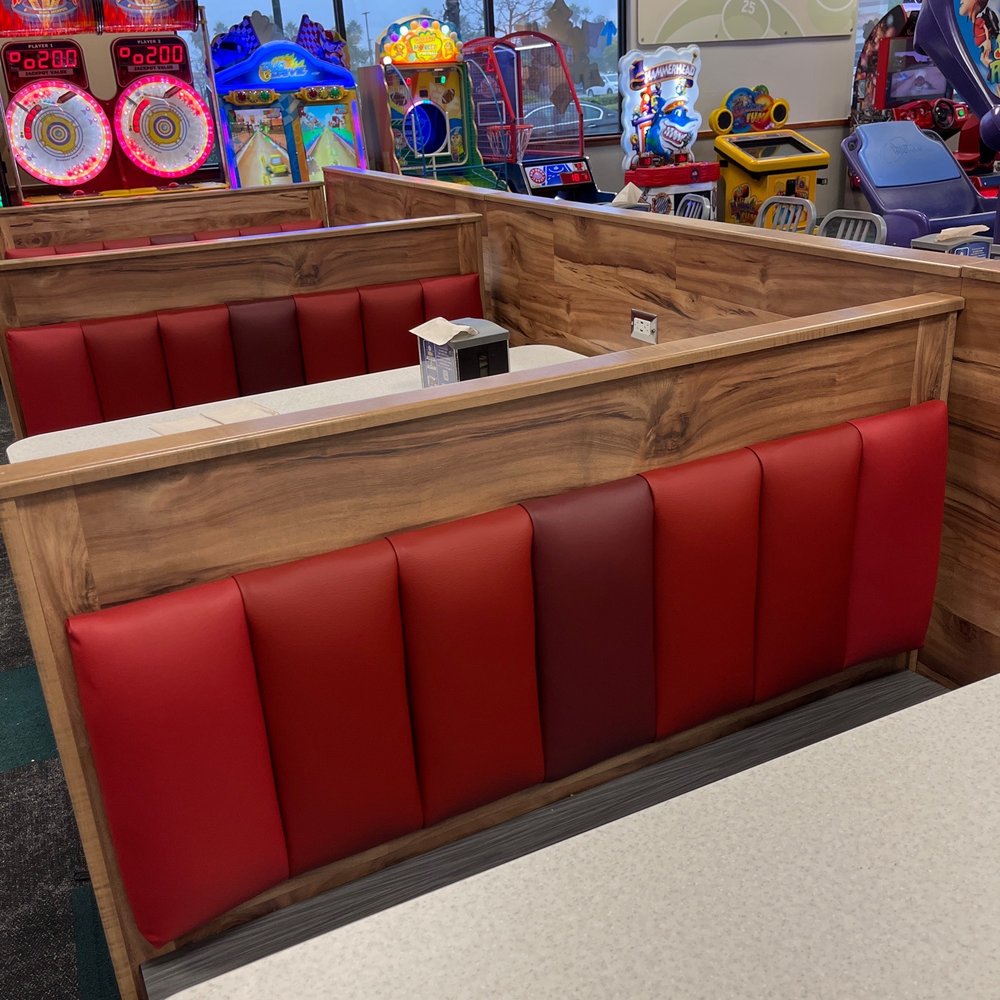 Chuck E. Cheese - New booths - Pizza Near Me - Santa Maria, California Chuck E. Cheese - New booths - Pizza Near Me - Santa Maria, California
