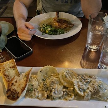 Wild River Grille - Wild Mushroom Ravioli! So good. Danny out waiter was a gem! - New American Near Me - Reno, Nevada Wild River Grille - Wild Mushroom Ravioli! So good. Danny out waiter was a gem! - New American Near Me - Reno, Nevada