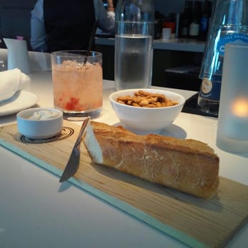 C2 - Congress Squared - Complimentary bread from standard baking co.  With lemon herb butter - New American Near Me - Portland, Maine