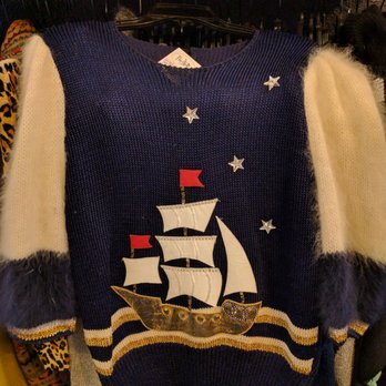 The Nest - This furry sailboat sweater could be yours. - Used, Vintage & Consignment Near Me - Reno, Nevada The Nest - This furry sailboat sweater could be yours. - Used, Vintage & Consignment Near Me - Reno, Nevada