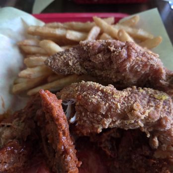 Cedars corner bar and kitchen - I threw my Buffalo wings and tenders in the same basket, but they were all delicious. - Burgers Near Me - Fairfield, California Cedars corner bar and kitchen - I threw my Buffalo wings and tenders in the same basket, but they were all delicious. - Burgers Near Me - Fairfield, California