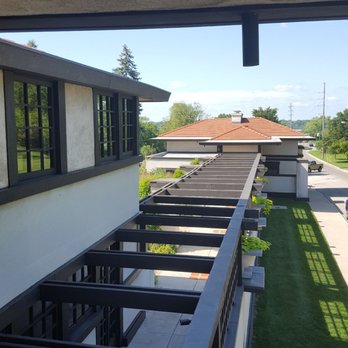 Frank Lloyd Wright's Westcott House - View of pergola from 2nd floor - Museums Near Me - Springfield, Ohio Frank Lloyd Wright's Westcott House - View of pergola from 2nd floor - Museums Near Me - Springfield, Ohio