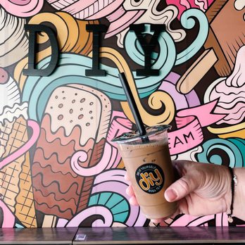 DIY Boba Tea - My mocha cappuccino tea with fun wal - Bubble Tea Near Me - Bradenton, Florida