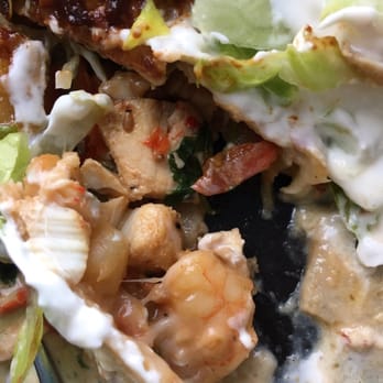 Coasterra - Have a look at the filling in my Enchiladas de Mariscos at Coasterra. Mmmm good! - Mexican Near Me - San Diego, California Coasterra - Have a look at the filling in my Enchiladas de Mariscos at Coasterra. Mmmm good! - Mexican Near Me - San Diego, California