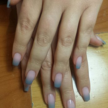 John's Creation - Pink and grey ombre by Wendy. - Nail Salons Near Me - San Carlos, California