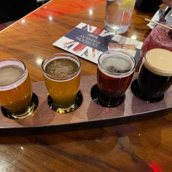 Gordon Ramsay Burger Las Vegas - Beer flight - Burgers Near Me - Las Vegas, Nevada Gordon Ramsay Burger Las Vegas - Beer flight - Burgers Near Me - Las Vegas, Nevada