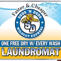 Sud's N Duds Laundromat - Free dry with every wash!