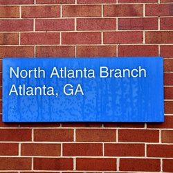US Post Office - North Atlanta Station - The sign on the outside wall.