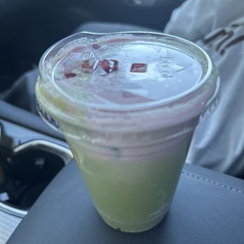 Provision - Strawberry cold foam match latte - Coffee & Tea Near Me - Phoenix, Arizona Provision - Strawberry cold foam match latte - Coffee & Tea Near Me - Phoenix, Arizona