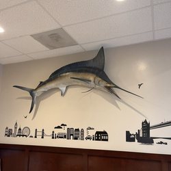Mr. Fish and Chips - Decor inside the restaurant
