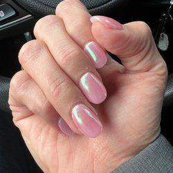 Ivy Nail & Spa - My pearl chrome but I still wasn't happy