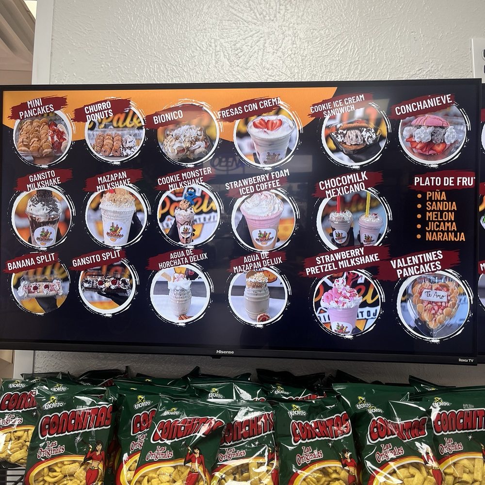 EL Paletero - Menu - Desserts Near Me - Duncanville, Texas