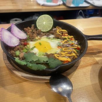 Kamayan Atl - Lechon sisig. - Filipino Near Me - Doraville, Georgia