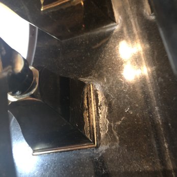 Celena's Cleaning Specialists - Clearly this was all around the faucet, but the back stains were left untouched - Office Cleaning Near Me - Burbank, California