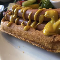He Says She Waffles - Waffle dog