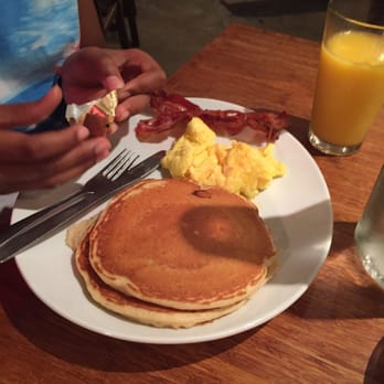 Spoons Cafe - The 2-2-2; 2 hot pancakes, 2 eggs, & 2 pieces of bacon. - New American Near Me - Baltimore, Maryland Spoons Cafe - The 2-2-2; 2 hot pancakes, 2 eggs, & 2 pieces of bacon. - New American Near Me - Baltimore, Maryland