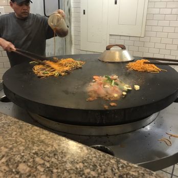 Iron Grill Mongolian BBQ - The awesome Chef Cooking it up! - Mongolian Near Me - Thousand Oaks, California