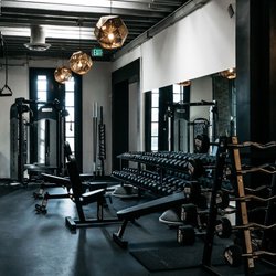 Hannah Heller - Training at a luxury West Hollywood gym setting