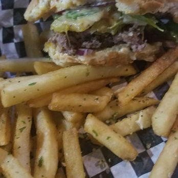 Daddy O's Grill - Monday special. Food's even better. Great Burger n garlic fries for $6.25, added toppings are only .55, cept the avcado - have em with ranch - American Near Me - Phoenix, Arizona Daddy O's Grill - Monday special. Food's even better. Great Burger n garlic fries for $6.25, added toppings are only .55, cept the avcado - have em with ranch - American Near Me - Phoenix, Arizona