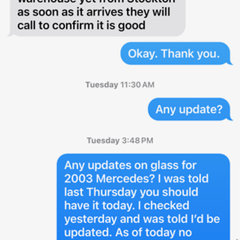 Vision Glass Werx - TEXT OF NO FOLLOWUP - Auto Detailing Near Me - Visalia, California Vision Glass Werx - TEXT OF NO FOLLOWUP - Auto Detailing Near Me - Visalia, California