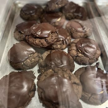 Sugar Shack - a tray of cookies with chocolate frosting - Ice Cream & Frozen Yogurt Near Me - Virginia, Minnesota Sugar Shack - a tray of cookies with chocolate frosting - Ice Cream & Frozen Yogurt Near Me - Virginia, Minnesota