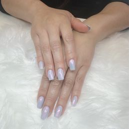 Gel X chrome nails by Angela Gel X chrome nails by Angela
