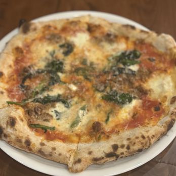 Brickfire - Sausage and rapini pizza - Sports Bars Near Me - Richmond, Virginia Brickfire - Sausage and rapini pizza - Sports Bars Near Me - Richmond, Virginia