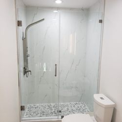 LC Construction - Shower with modern Shower Head