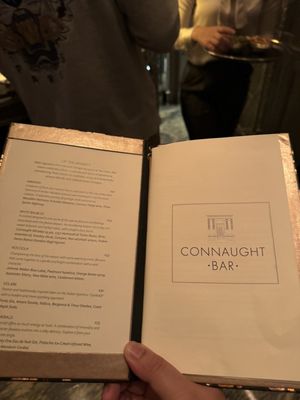 Menu photo 8 Connaught Bar London, XGL