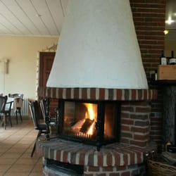Santorini - Schöner warmer Kamin