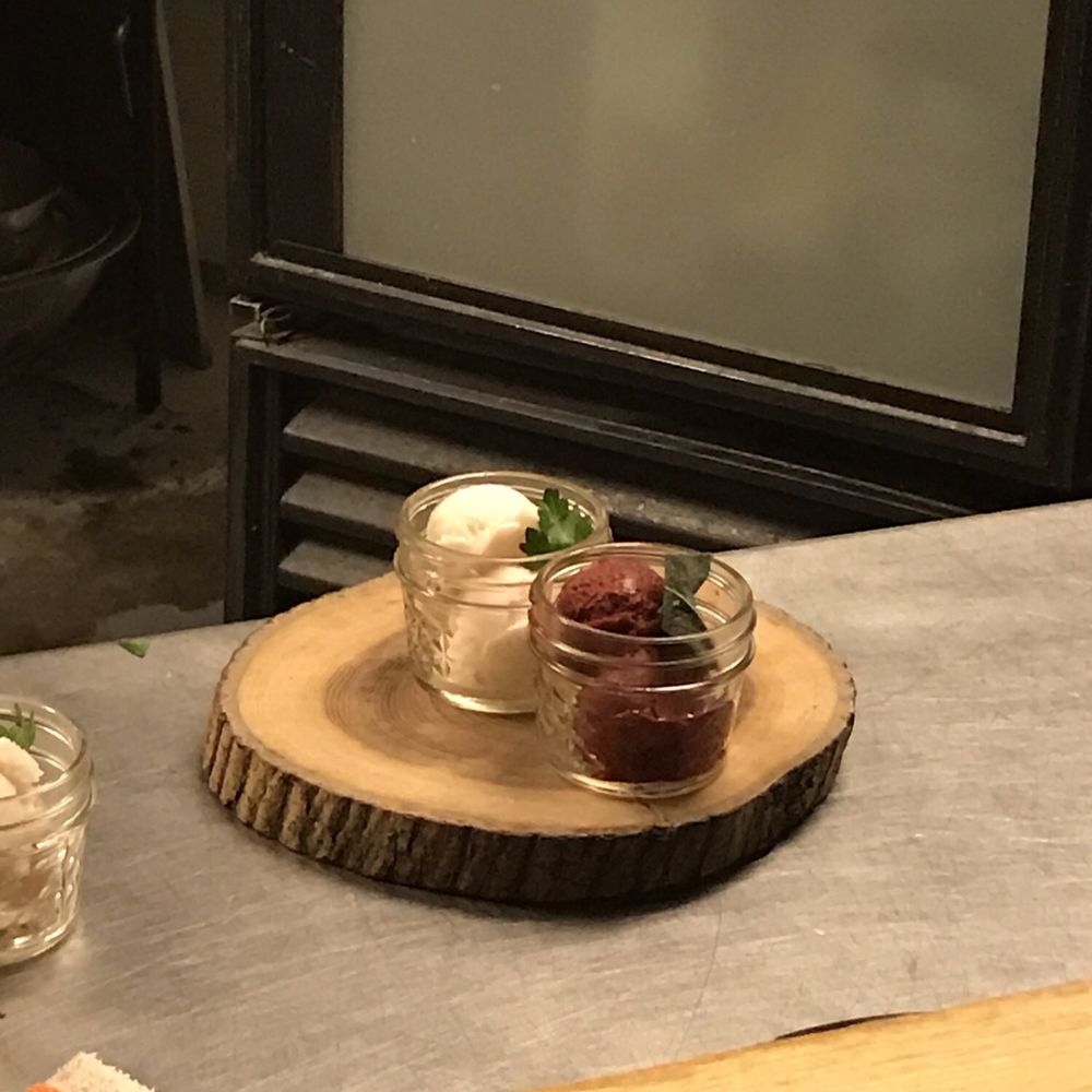 Handle - Peeking at desert from the chef's table. - New American Near Me - Park City, Utah
