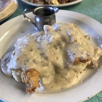 Home Grown - Comfy chicken biscuit covered in gravy. Totally hit the spot. - Diners Near Me - Atlanta, Georgia Home Grown - Comfy chicken biscuit covered in gravy. Totally hit the spot. - Diners Near Me - Atlanta, Georgia
