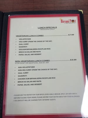 Menu photo 2 Biryani Pot Johns Creek, GA