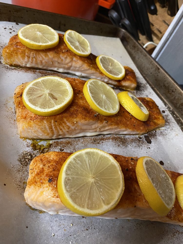 Food from Capt Cooks Seafood Market