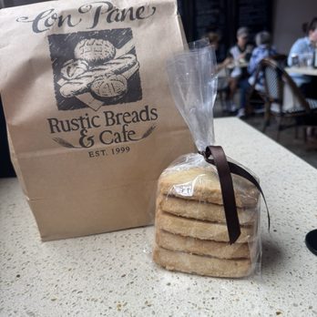 Con Pane Rustic Breads & Cafe - Vanilla Bean Shortbread - Bakeries Near Me - San Diego, California Con Pane Rustic Breads & Cafe - Vanilla Bean Shortbread - Bakeries Near Me - San Diego, California