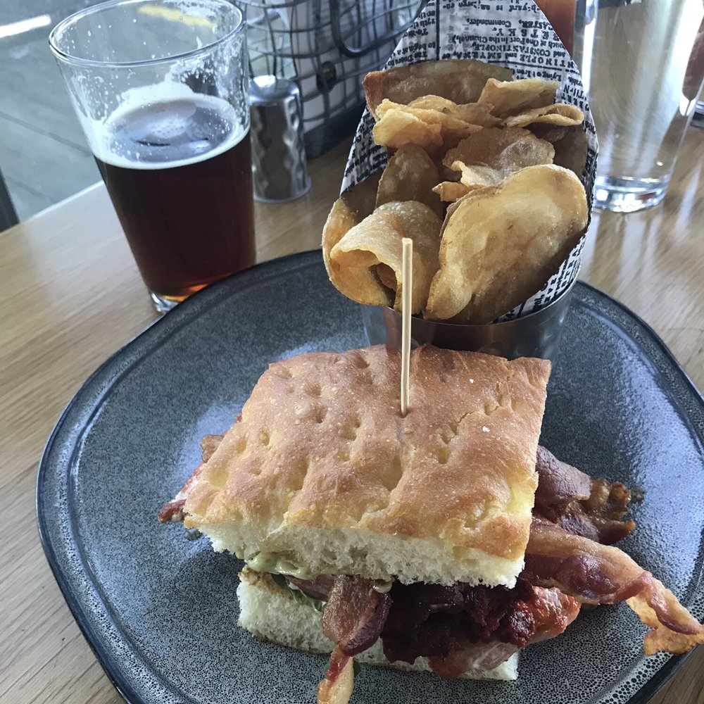 Packers Kitchen + Bar - Salmon BLT - Seafood Near Me - Blaine, Washington Packers Kitchen + Bar - Salmon BLT - Seafood Near Me - Blaine, Washington