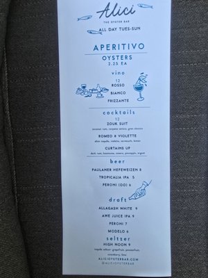 Menu photo 4 Alici Oyster Bar Atlanta, GA Menu photo 4 Alici Oyster Bar Atlanta, GA